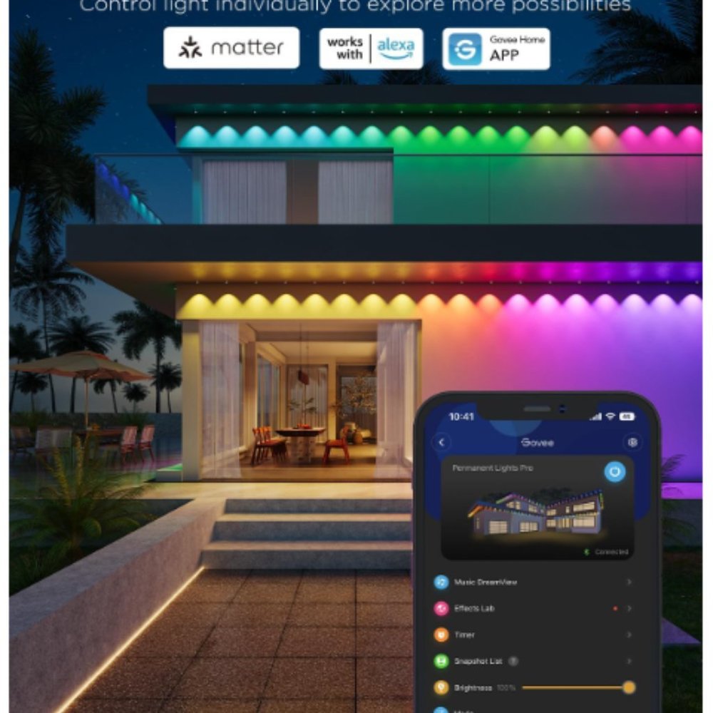 SOLD - Govee Permanent Outdoor Lights Pro 200 feet, Brand New